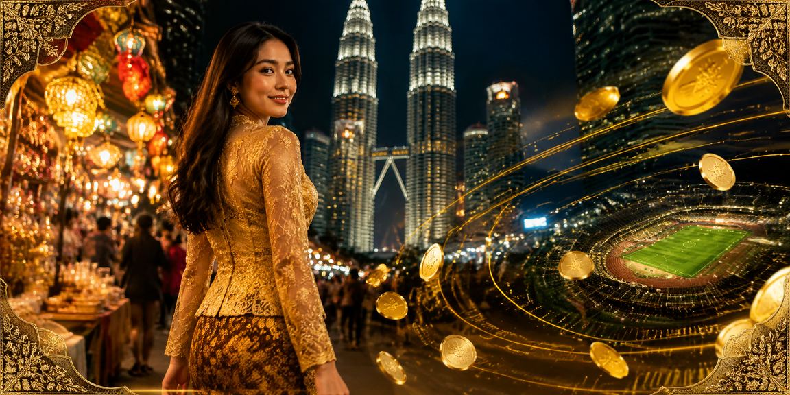 Player betting on jackpots during a festive celebration in Kuala Lumpur